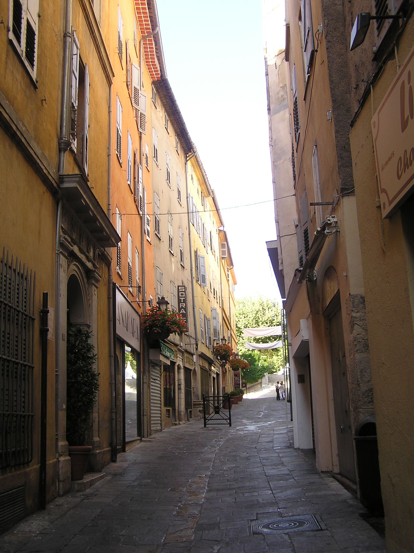 my street in Grasse
